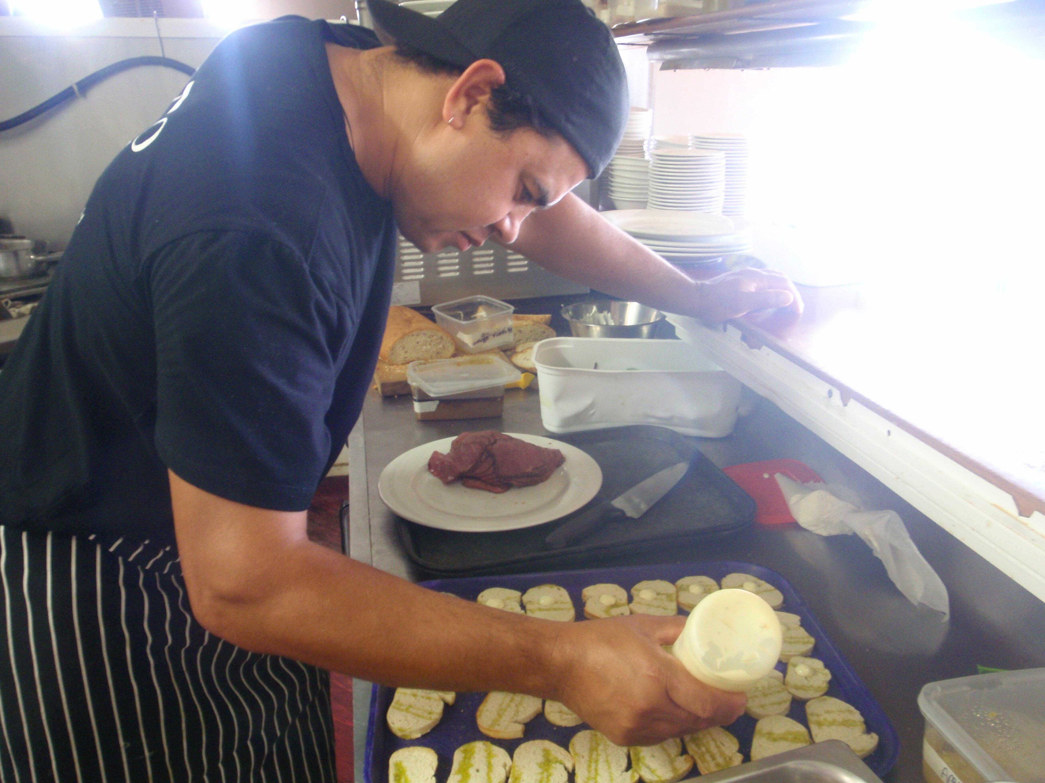 Yusuf hard at work